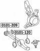 TOYOT 4867432110 Control Arm-/Trailing Arm Bush